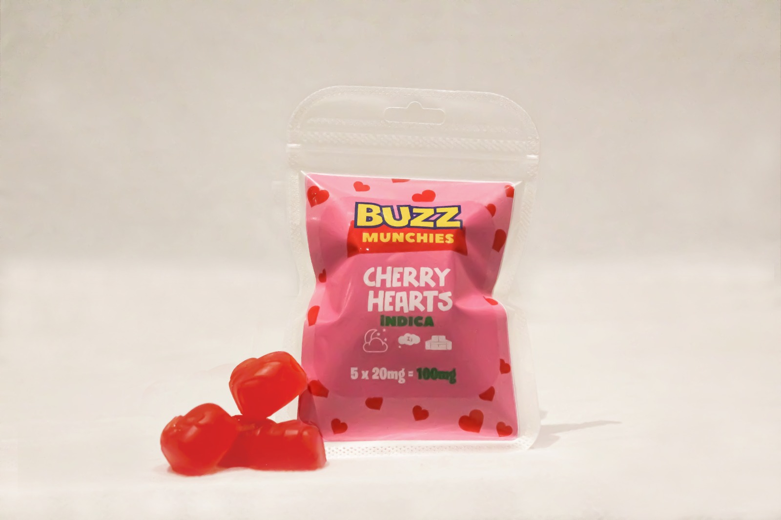 Cherry Hearts 100mg