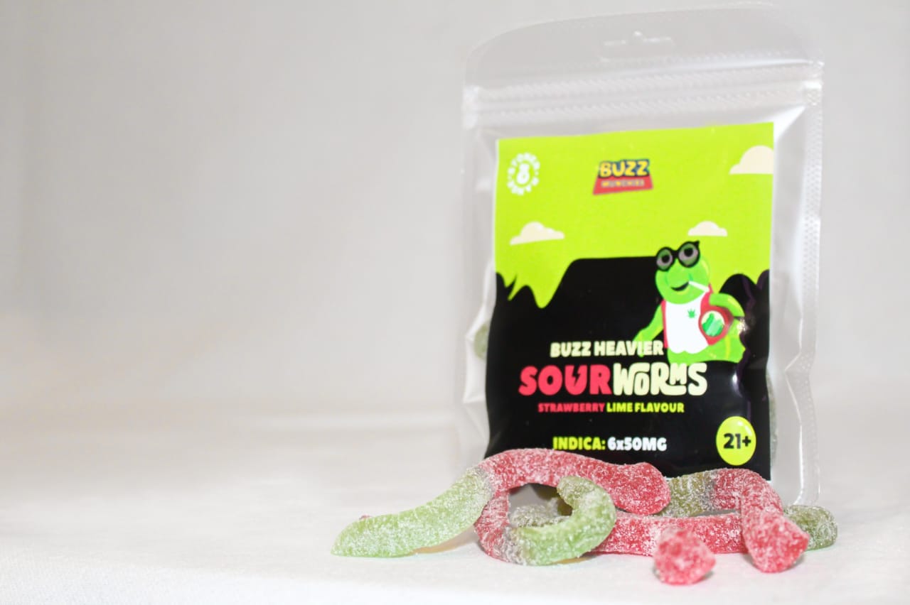 Sour Worms 300mg